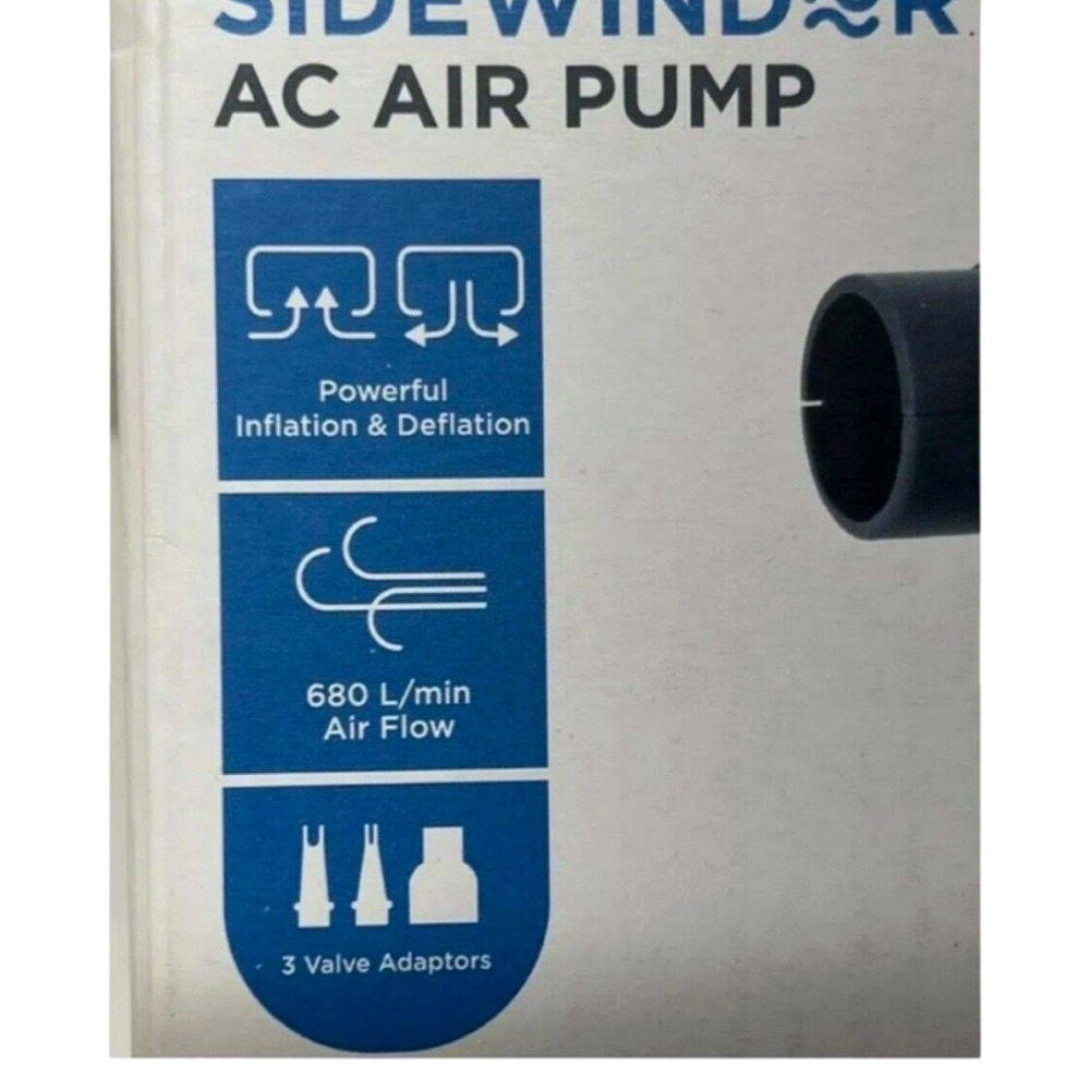 Sidewinder AC Air Pump - Black and Orange - Picture 4 of 5